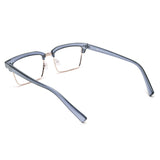 Armação | Acetato com Metal Quadrado DM4 Azul