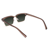 Óculos de Sol | Acetato com Metal Quadrado DM4 Champanhe