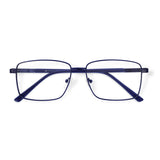 Armação | Metal Retangular Grande DM3 Azul