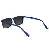 Óculos de Sol | Retangular Grande D4 Azul Fosco