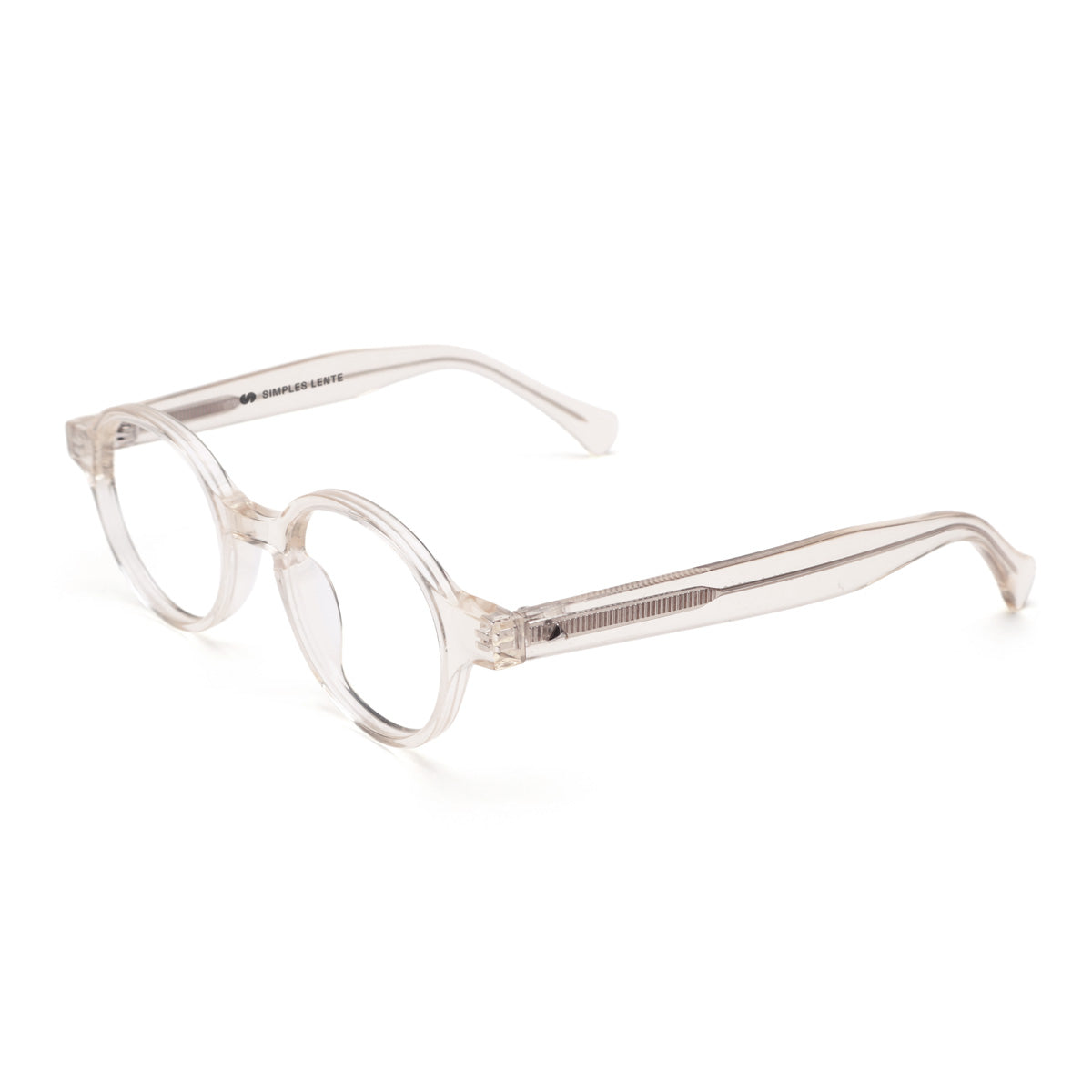 Armação | B29 Cristal | Acetato Redondo Pequeno