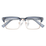 Armação | Acetato com Metal Quadrado DM4 Azul