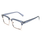 Armação | Acetato com Metal Quadrado DM4 Azul