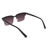 Óculos de Sol | Acetato com Metal Quadrado DM4 Preto