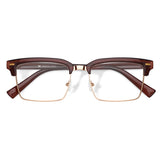 Armação | Acetato com Metal Quadrado DM4 Vinho