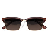 Óculos de Sol | Acetato com Metal Quadrado DM4 Vinho