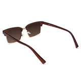 Óculos de Sol | Acetato com Metal Quadrado DM4 Vinho