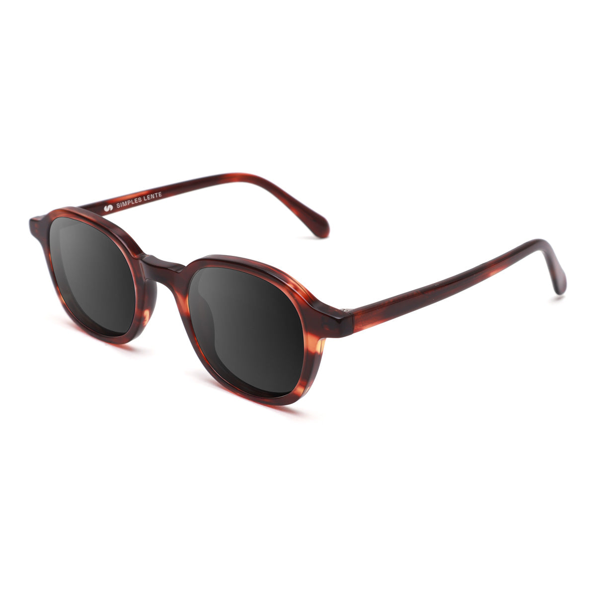 Óculos de Sol | E21 Tartaruga | Acetato Quadrado Pequeno