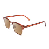 Óculos de Sol | EM12 Caramelo | Acetato com Metal Quadrado Médio