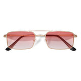 Óculos de Sol | Metal Retangular JM2 Dourado