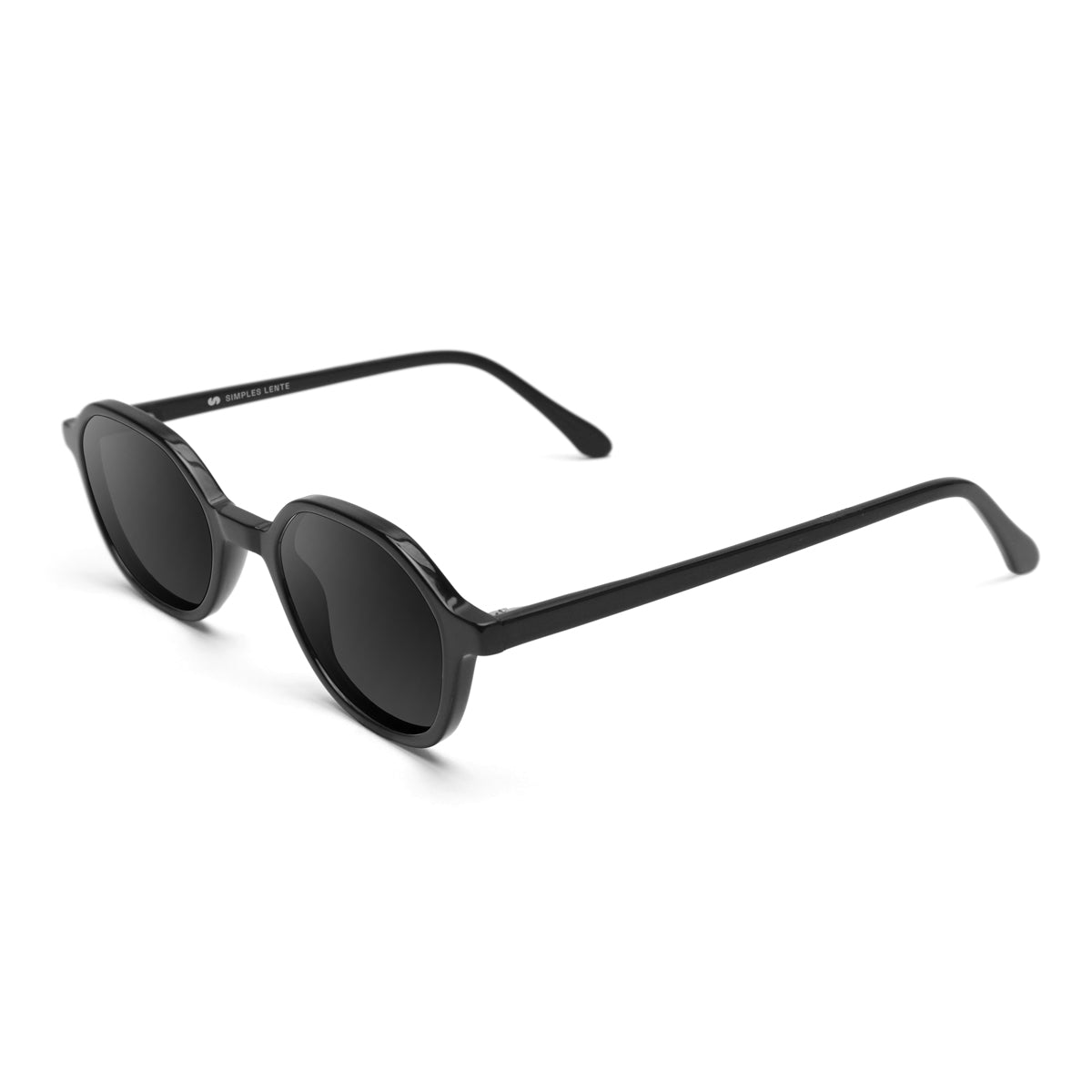Óculos de Sol | G23 Preto | Acetato Hexagonal Médio