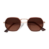 Óculos de Sol | Metal Geométrico GM4 Dourado