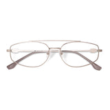 Armação | Metal Geométrico Médio GM6 Prata Haste Grafite