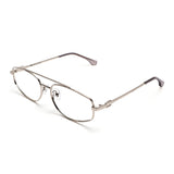 Armação | Metal Geométrico Médio GM6 Prata Haste Grafite