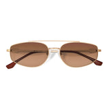 Óculos de Sol | Metal Geométrico Médio GM6 Dourado