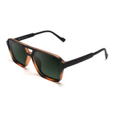 Óculos de Sol | Aviador Grande H2 Tartaruga Fosco