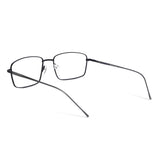 Óculos de Grau | Metal Retangular Grande DM2 Preto