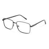 Óculos de Grau | Metal Retangular Grande DM3 Preto