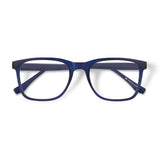 Óculos de Grau | Quadrado Médio E5 Azul Fosco