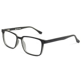 Óculos de Grau | Retangular Grande D4 Preto Fosco