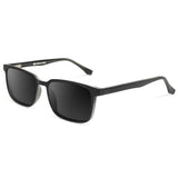 Óculos de Sol | Retangular Grande D4 Preto Fosco