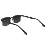 Óculos de Sol | Retangular Grande D4 Preto Fosco