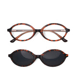 Armação | Clip-On Oval iC1 Havana