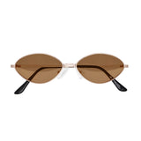 Óculos de Sol | Metal Oval iM6 Dourado