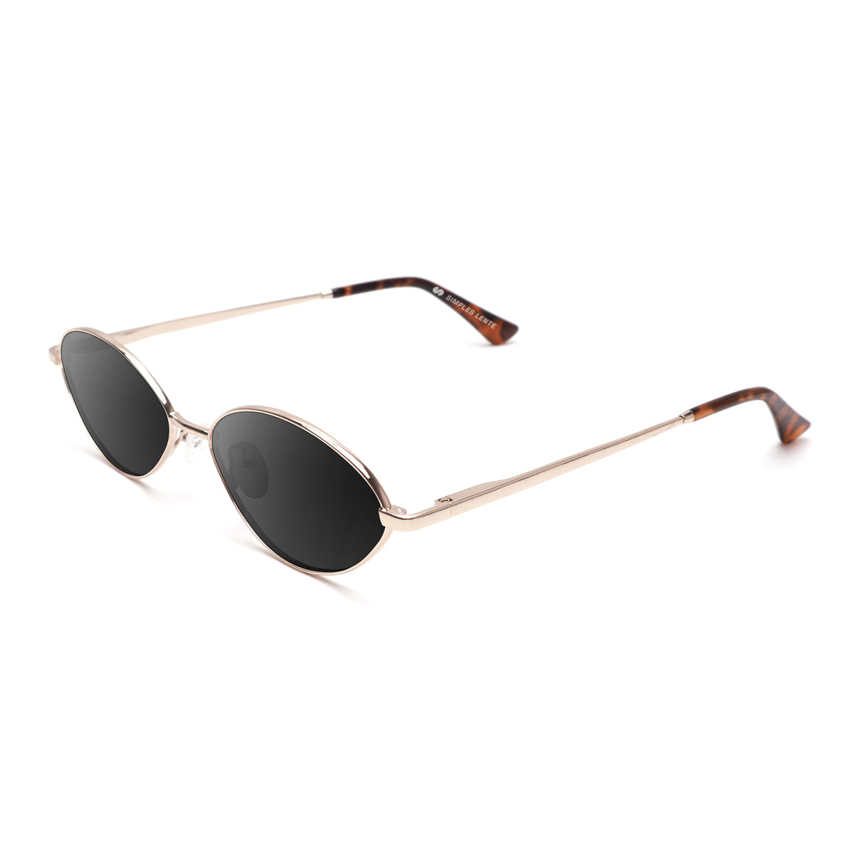 Óculos de Sol | iM7 Dourado | Metal Oval Médio