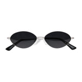 Óculos de Sol | iM7 Prata | Metal Oval Médio